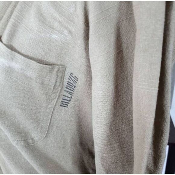 BILLABONG ARMY GREEN BUTTON DOWN SHIRT SZ.S EUC. - Picture 5 of 8